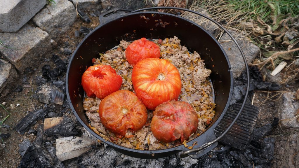 Tomaten in Dutch Oven